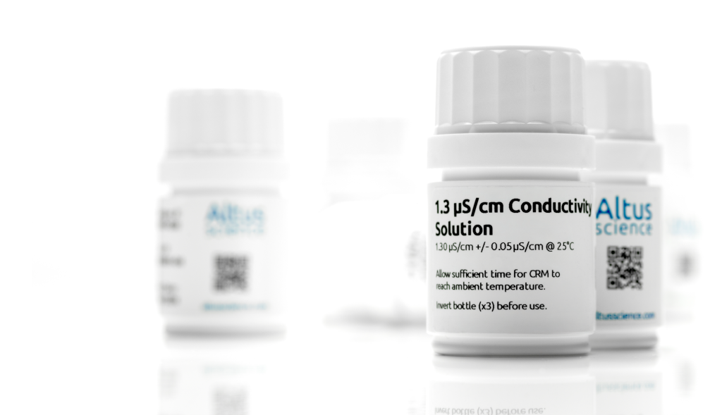 Single use conductivity standards kit